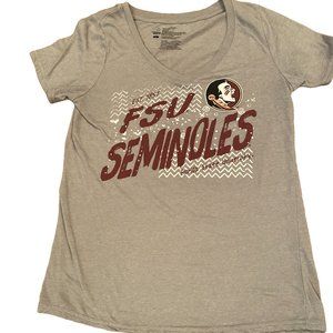 FSU Florida State University Seminoles Creative Apparel Women's Tee, Large